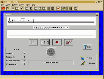 Screen shot of Fanfare!
